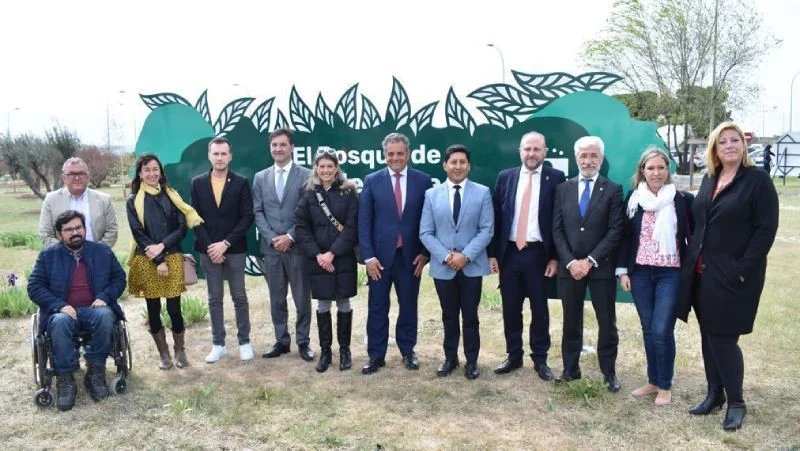 grupo albia y el ayuntamiento de parla crean el bosque de la memoria en homenaje a las víctimas