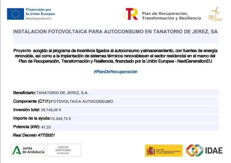 Crematorio de Tanatorio-crematorio de Jerez de la Frontera