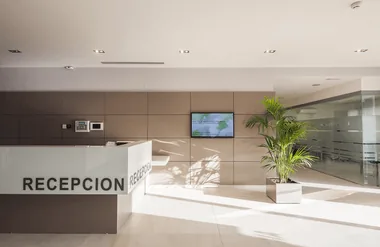 Instalaciones interiores de Tanatorio Antequera. Servicios Funerarios Antequera, Málaga.
