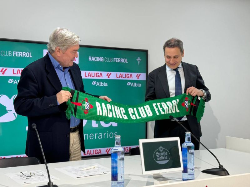 grupo albia patrocinador oficial del racing club ferrol