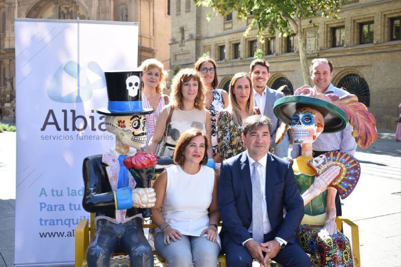 grupo albia lleva a zaragoza mexicráneos la reconocida exposición de arte urbano mexicano